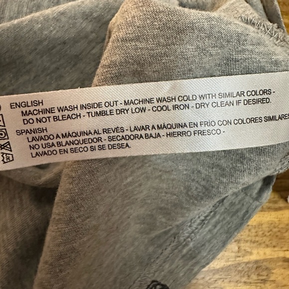 Denim & Flower Shirt Mens Extra Large Gray Skull Print Short Sleeve T-Shirt M - Picture 8 of 8